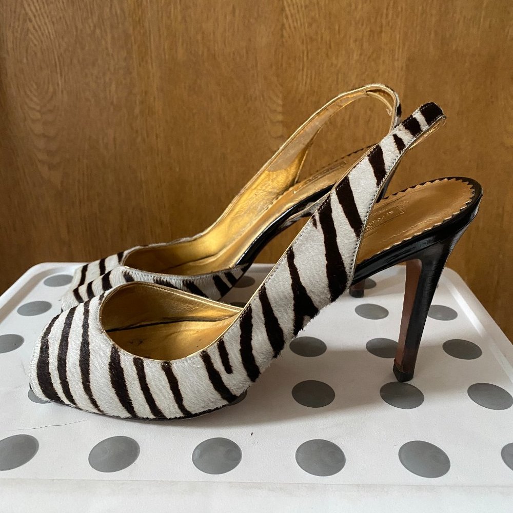 Report Signature animal print stiletto